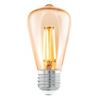 Eglo retro filamentová LED žárovka E27-LED-ST48 110054 4W jantarová