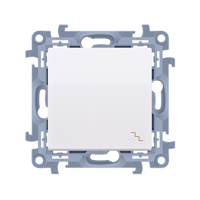 Vypínač schodišťový (modul) 10AX, 250V~, šroubové koncovky bílý Simon 10 CW6.01/11