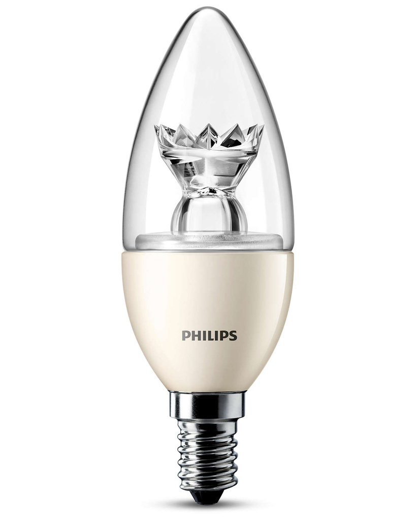 Philips CorePro LEDcandle ND 5.5-40W E14 2700K čirá