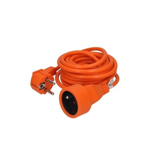 Z Solight prodlužovací kabel - spojka, 1 zásuvka, oranžová, 5m, PS04O