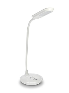 Solight LED stolní lampička dotyková, 5W, 3 stupně jasu, 4100K, bílá barva, WO30-W