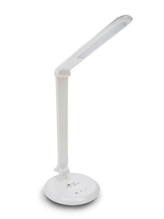 Solight LED stolní lampička dotyková, 8W, plynulá regulace jasu, 5300K, bílá barva, WO31-W