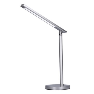 Solight LED stolní lampička, 7W, stmívatelná, změna chromatičnosti, stříbrná barva, WO53-S