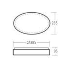 Svítidlo Osmont Gemini 1 LED-1L47B07U47/207 3000 48188 OS48188