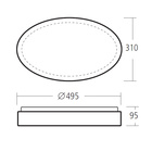 Svítidlo Osmont Gemini 2 LED-1L48B07U48/208 4000 48693 OS48693